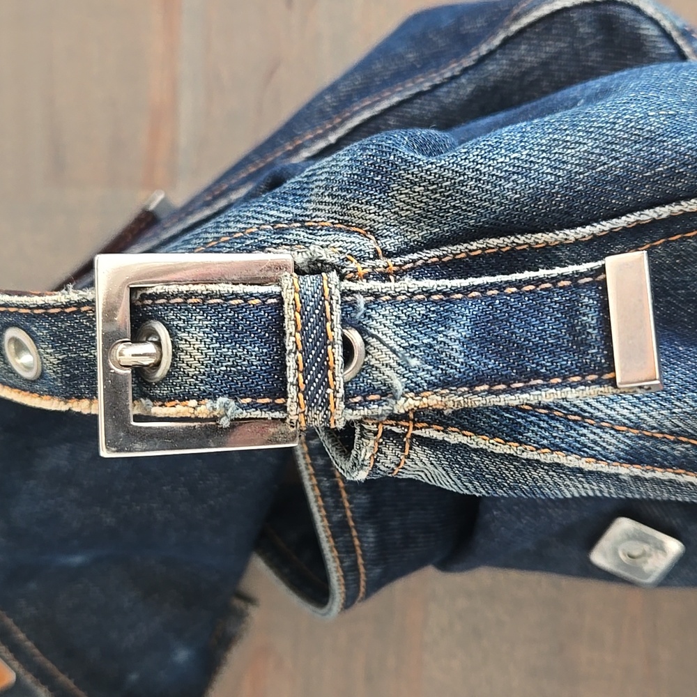 Auth Fendi Denim Mama Baguette - Picture 15 of 16
